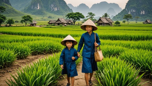 Aventures sur mesure au vietnam : circuits familiaux à explorer